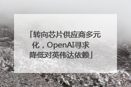 转向芯片供应商多元化，OpenAI寻求降低对英伟达依赖